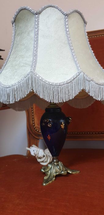 Stara duza  mosiezna masywna nafta