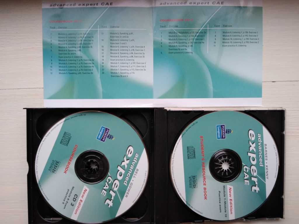 Advanced Expert CAE Coursebook + 4 płyty CD (Teacher's Audio CDs)