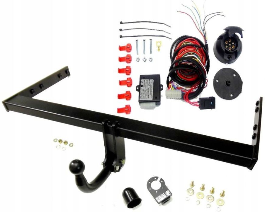 HAK HOLOWNICZY ORYGINAŁ AUTO-HAK SŁUPSK S-A24+MODUŁ 7 PIN do AUDI A3 2 II 8P + HATCHBACK 3+5 DRZWI