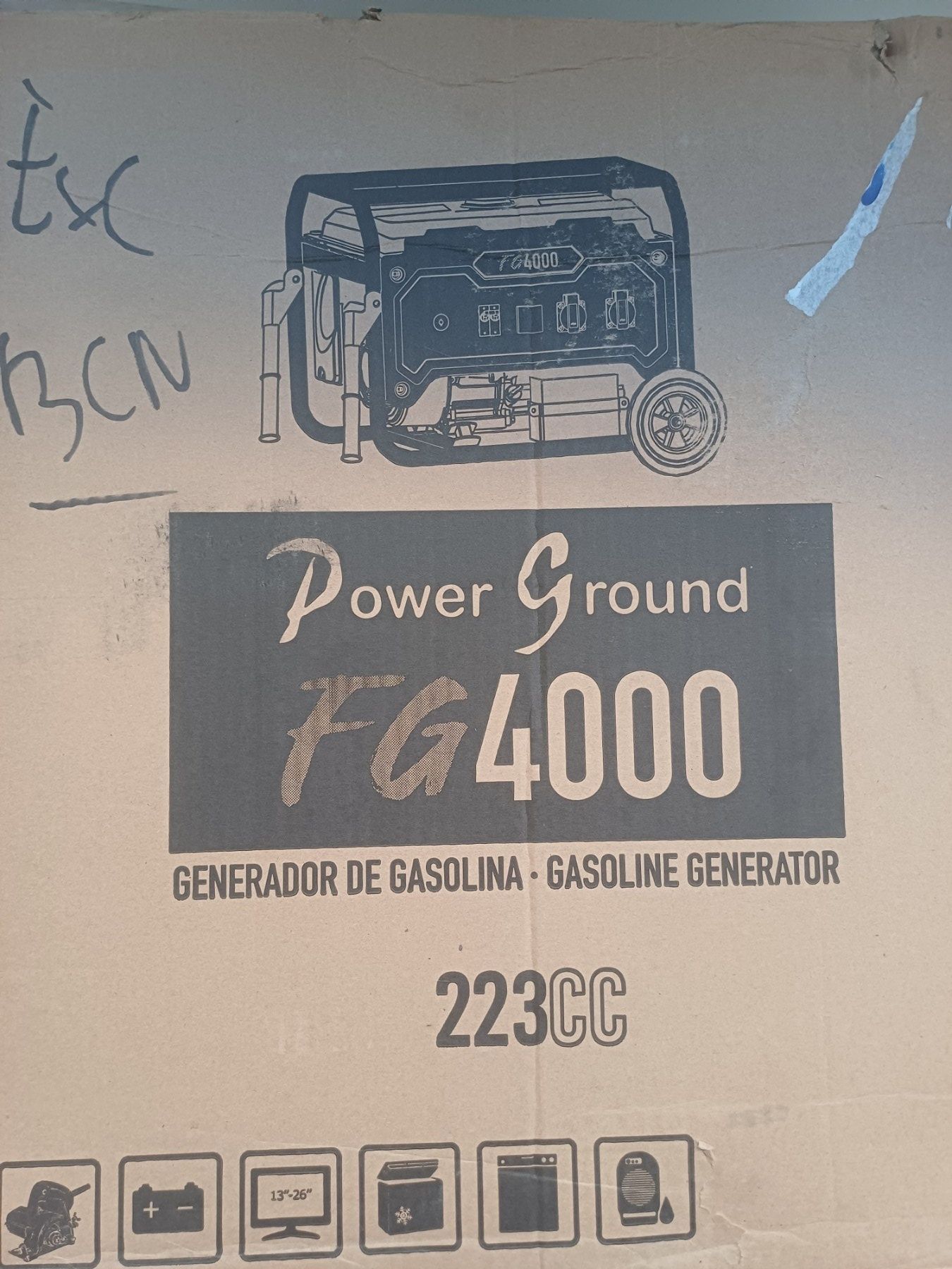 Генератор бензиновий Іспанської компанії Power Ground FG4000 AVR