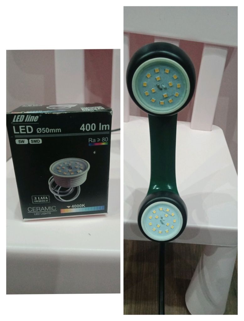 Lampka telefon led lampka z telefonu rwt butelkowa zieleń 6005