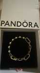 Pulseira pandora original Elos e esferas tam 16