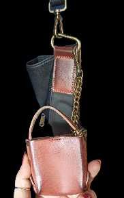 Torba na ramię eko skóra kieszenie długi pasek