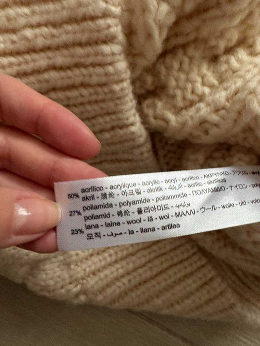 Жіночий теплий шерстяний светр Zara зара