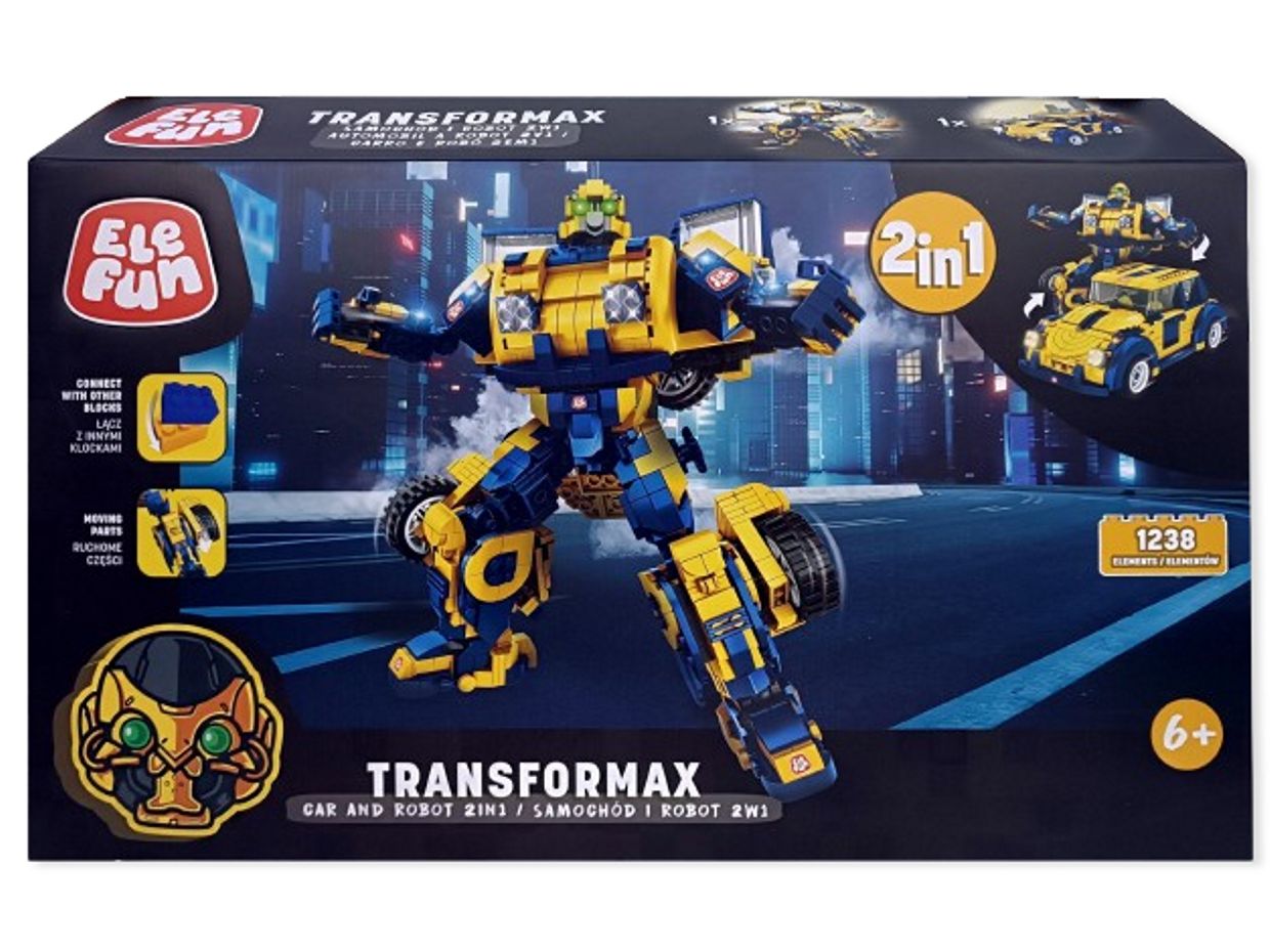 Klocki Elefun Transformax Samochód i robot 621019
