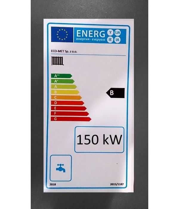 Kocioł na ekogroszek z podajnikiem KG-ECO 150kW moc 5 Klasa EcoDesign