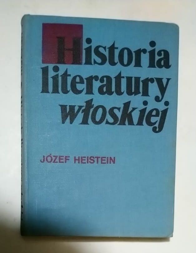 heistein Józef Historia literatury włoskiej (271)