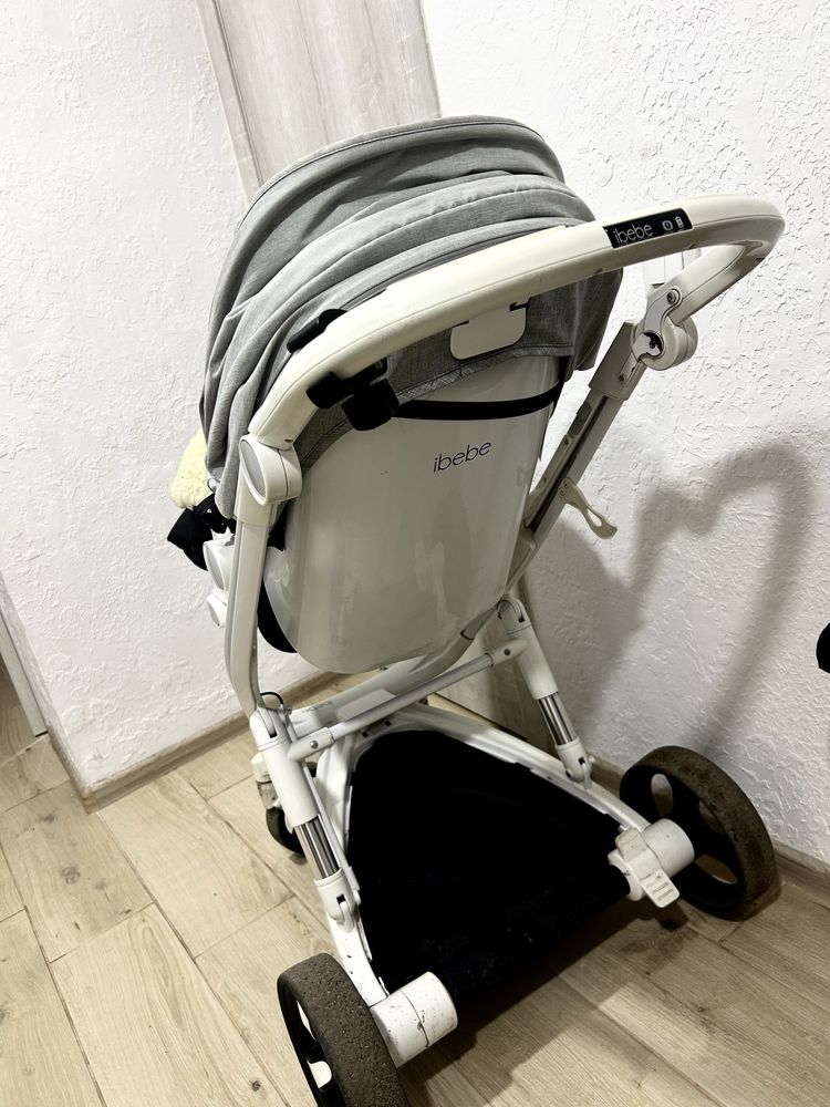 Коляска з електротормозами ibebe istop 2в1