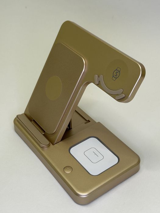 Бездротова зарядна станція 3 в 1 — телефон, годинник, навушники