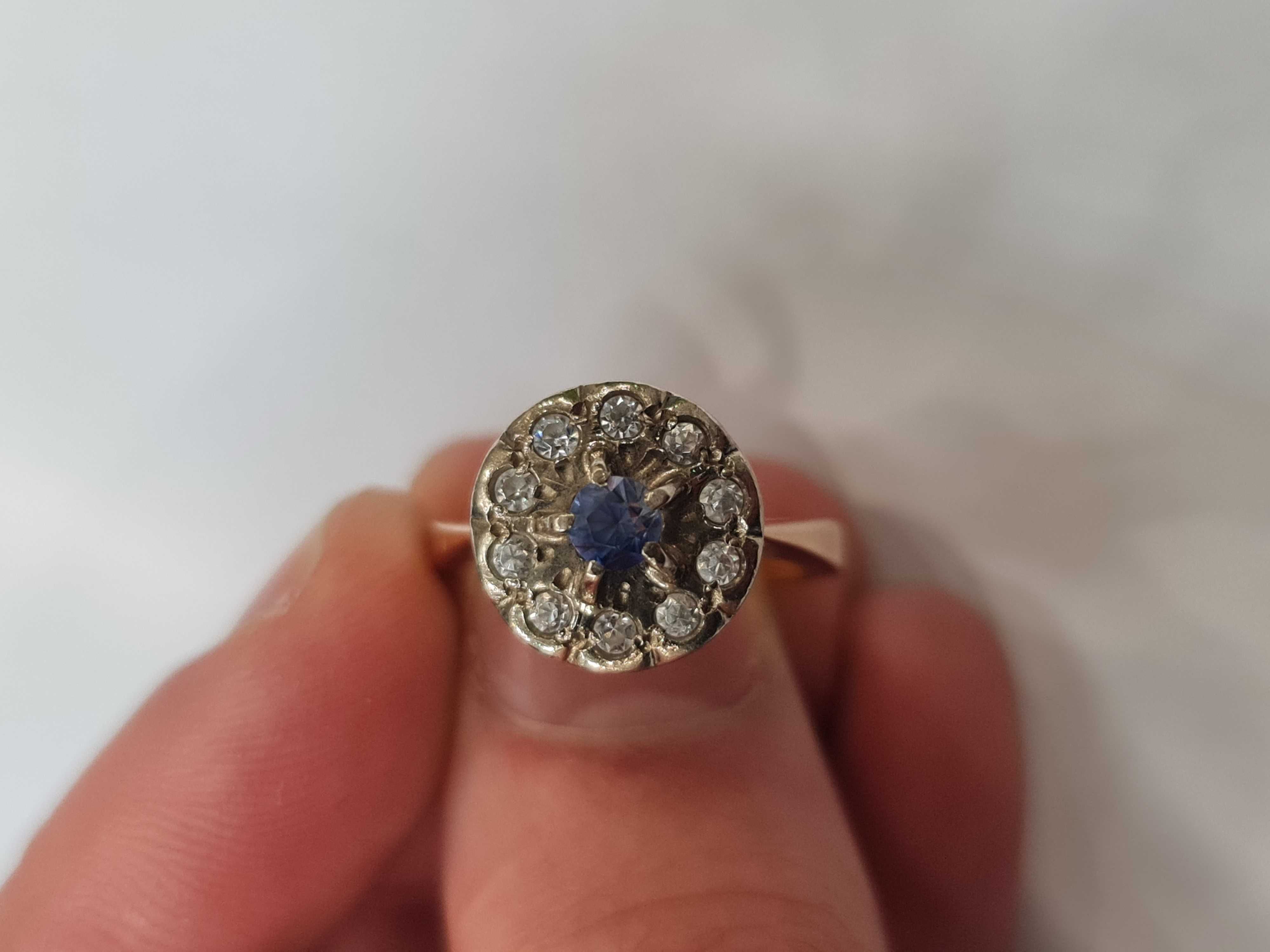 II poł. XX wieku! Złoty pierścionek/ Radzieckie 583/ 6.07 gram/ R14