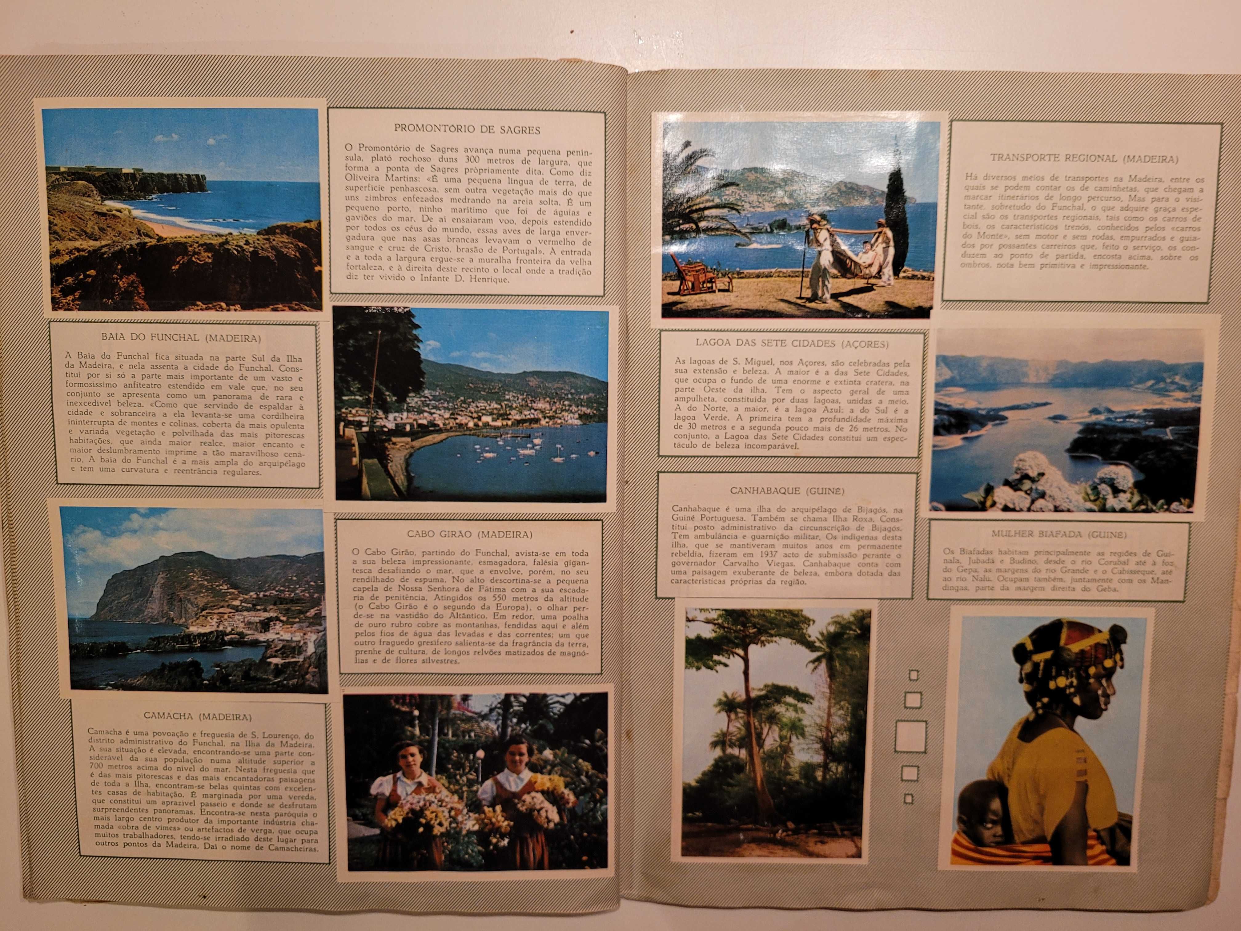 Caderneta de cromos Maravilhas de Portugal - Anos 60