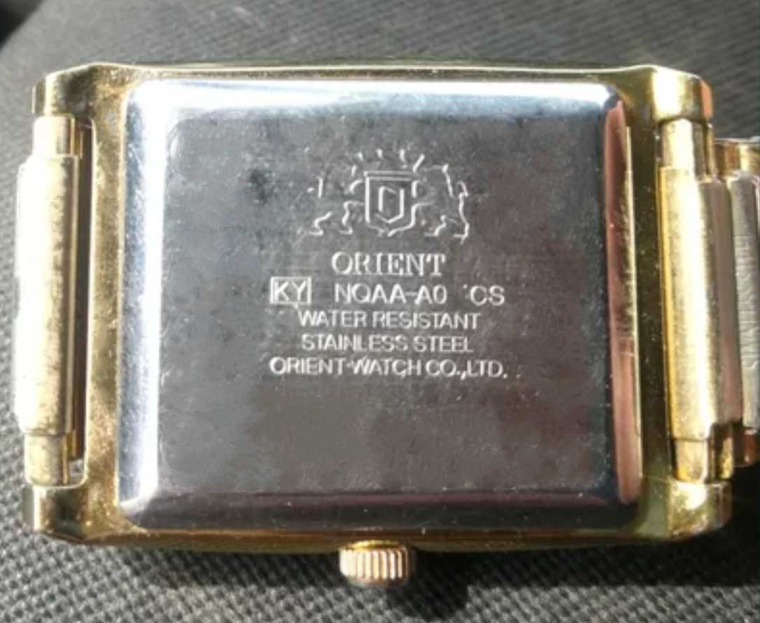Piękny „ ORIENT – Automatic ” Złoty z datownikiem „Vintage” lata 80