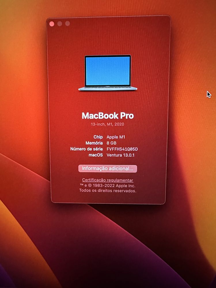 MacBook Pro 1M 2020