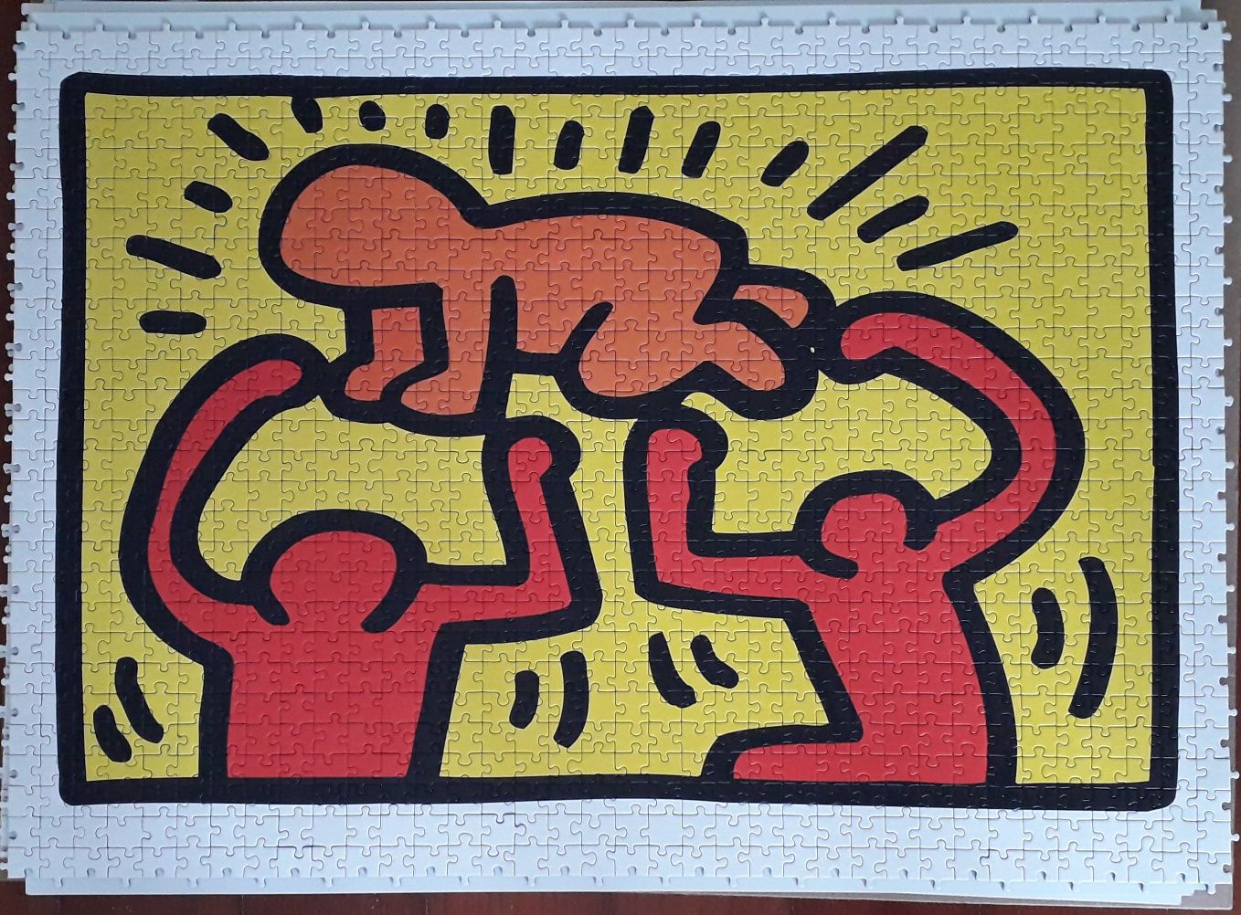 Puzzle Ravensburger Keith Haring 32000 peças  Montado