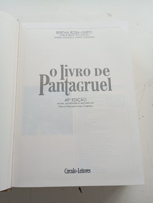 Livro de culinária Pantagruel
