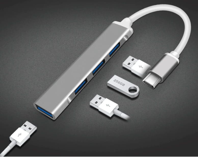 Przejściówka HUB USB-C 3.1 do 3xUSB 2.0\1xUSB 3.0