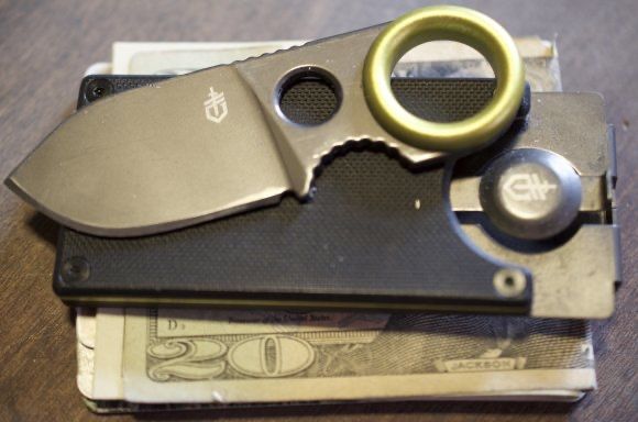 Нож Gerber GDC Money Clip, карманный нож, зажим для денег