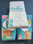 Pampers active baby 4 182sztuki