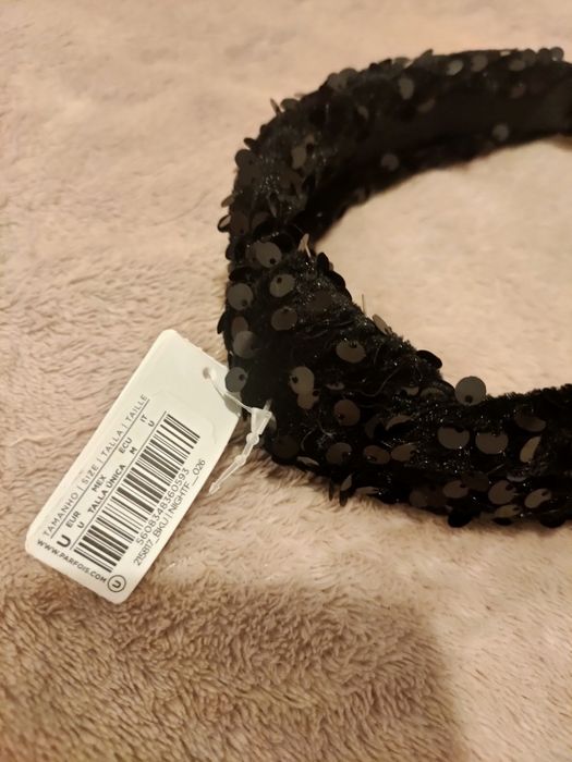 Bandolete com brilhantes preta
