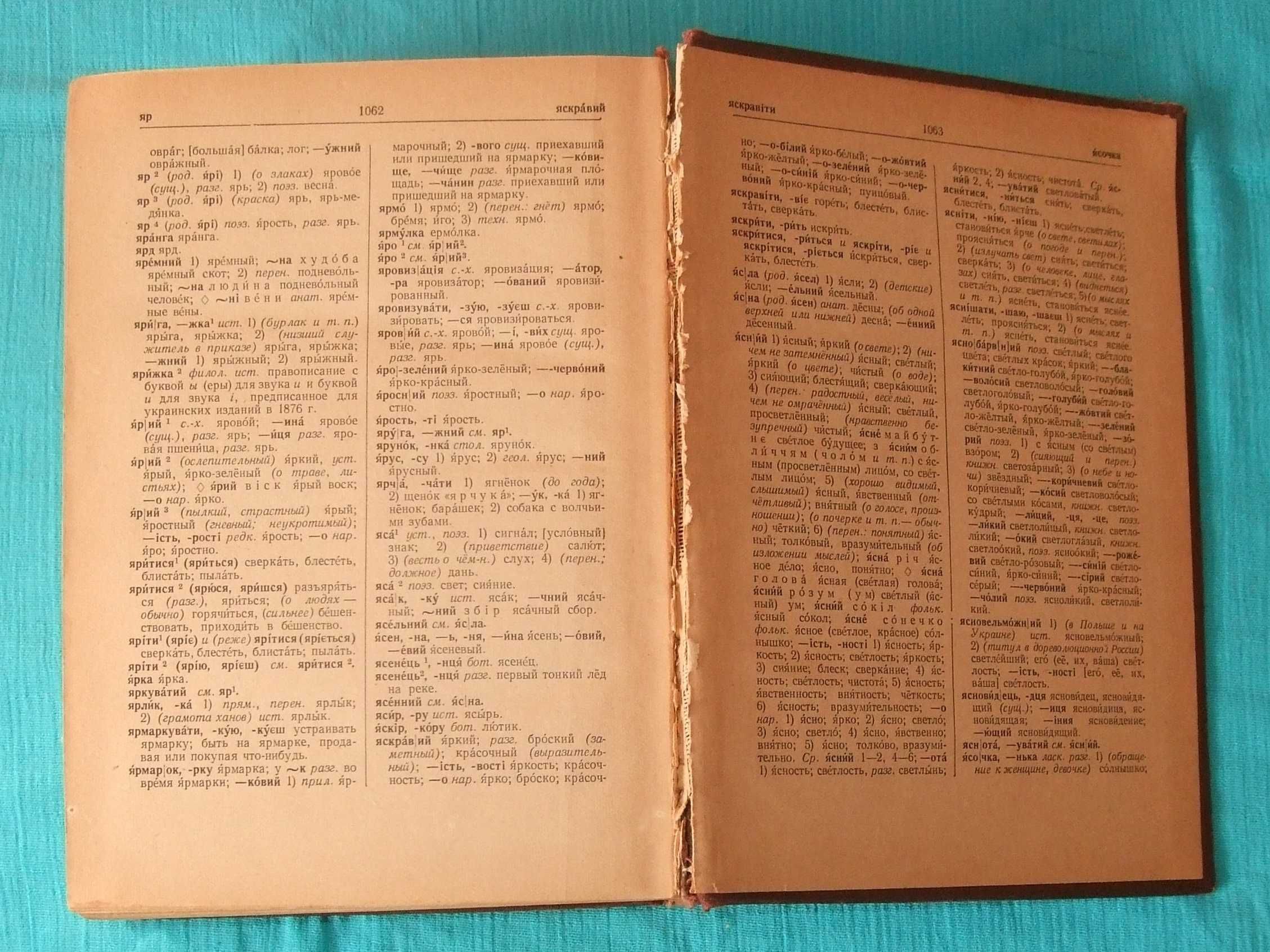 Українсько-російський словник (1964 р.)
