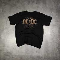 MĘSKA Koszulka Oficjalna Koncertowa Rock Metal ACDC Bawełna Logo