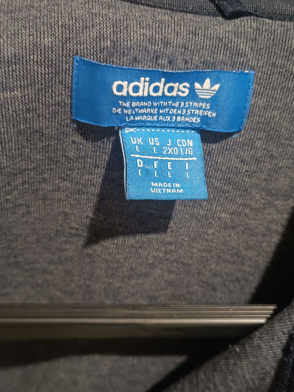 Adidas  Vintage  Męska bluza sportowa z kapturem, Rozmiar M/L