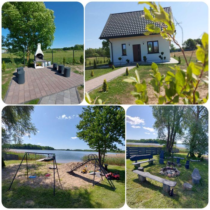 Domek Mazury Sauna Jezioro Prywatna Plaża Altana Grill Rowerek Łódka