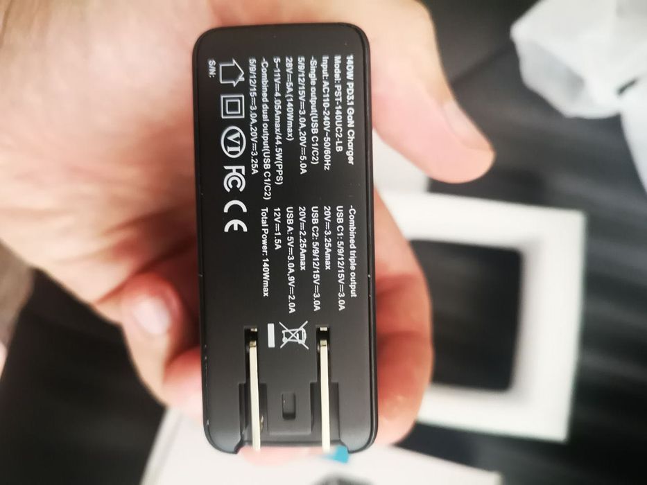 Зарядний пристрій Asometech 140w 140Вт PD3.1