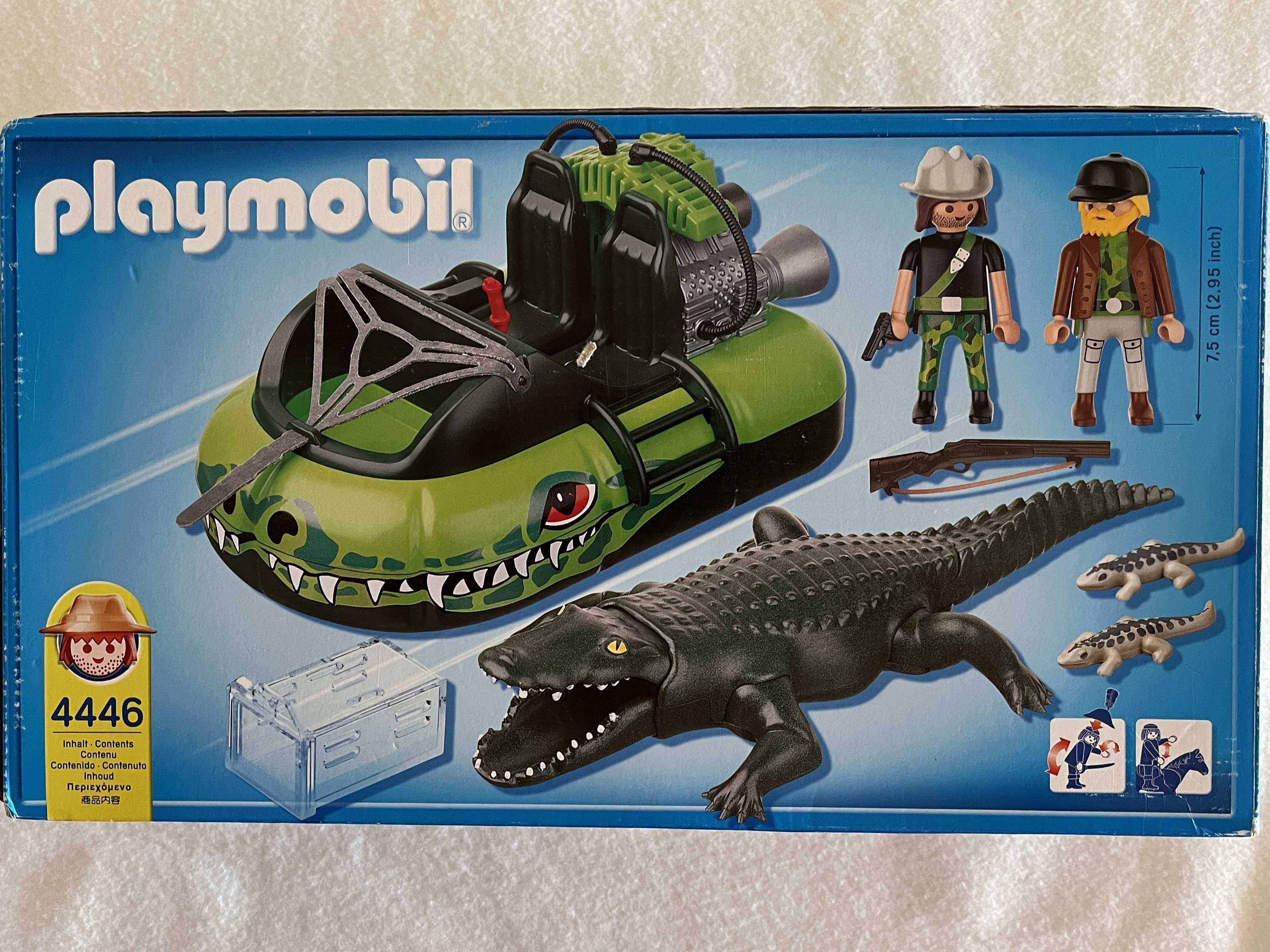 Playmobil 4446 - Hovercraft + Crocodilo