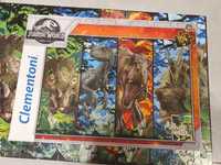 Puzzle Clementoni dinozaury Jurassic World Tyranozaur