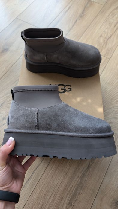 Угги ,  Оригінал Classic Mini Dipper Ugg сірі 
Ugg