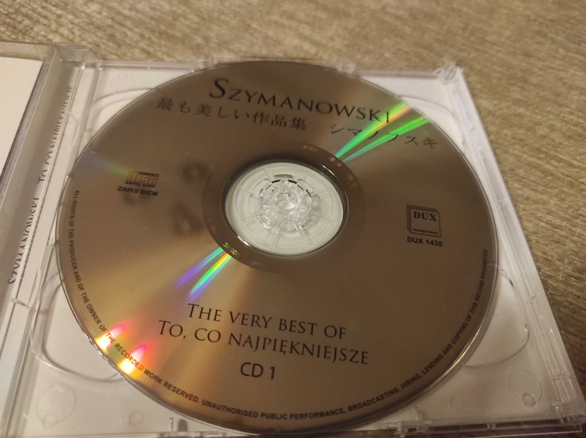 Płyta CD X2, Szymanowski, To, co najpiękniejsze.