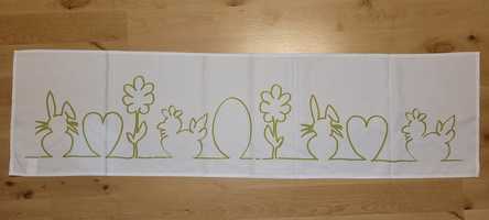 Bieżnik wielkanocny zajączek królik święta Wielkanoc 40x145