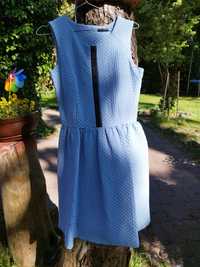 Sukienka midi błękitna Mohito 36