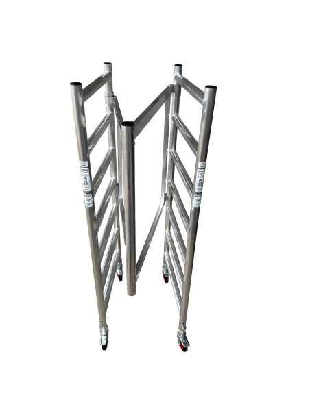 Rusztowanie Aluminiowe Jezdne Akso 0,75x1,90m Wysokość Robocza 3m