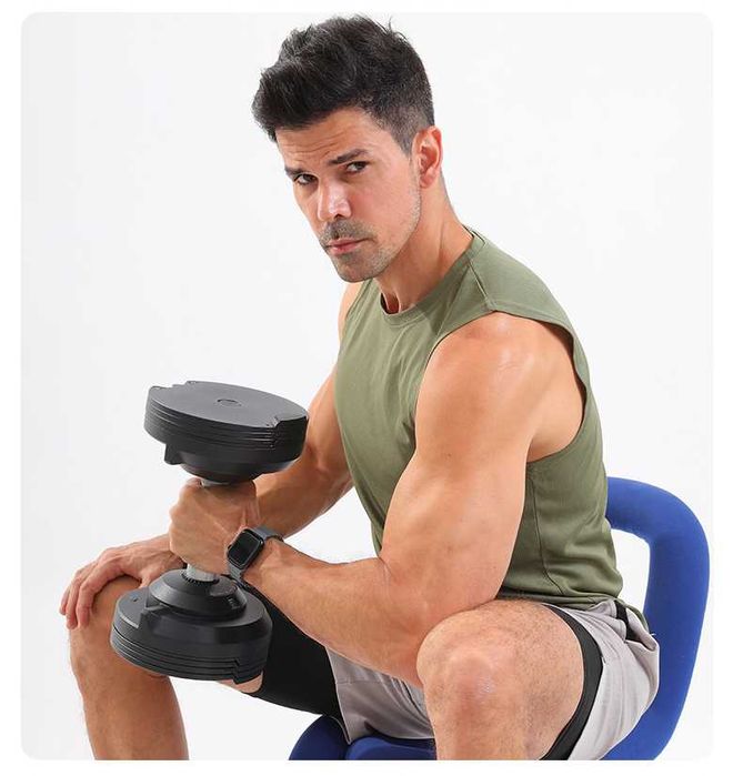 Nowa Hantla regulowana 41,5 kg 1szt paragon/fv