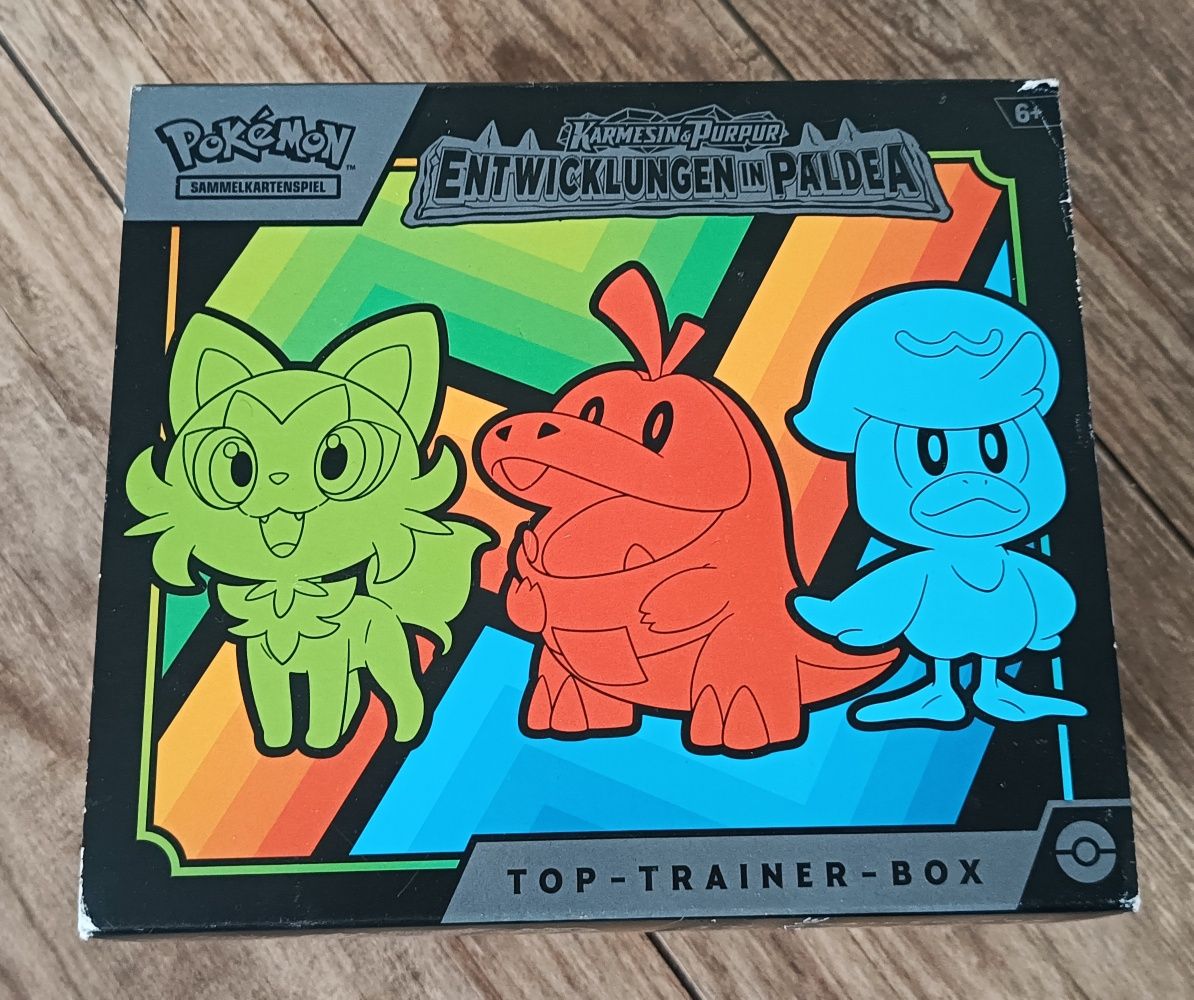 Gra kolekcjonerska pokemon top trainer box