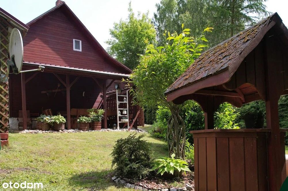 Domek z bajki - przy lesie i jeziorze. Całoroczny