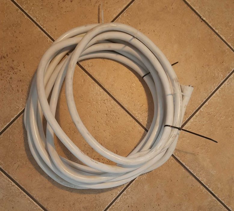 przewód miedziany kabel 5x10 używany 8,9mb