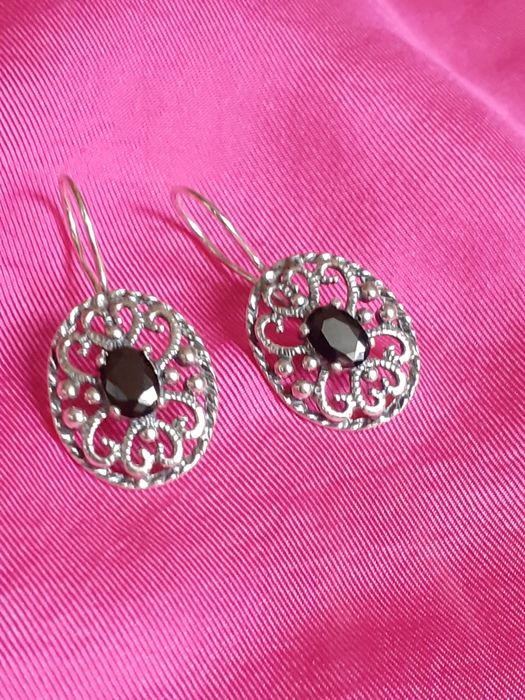 Srebrne kolczyki nowe