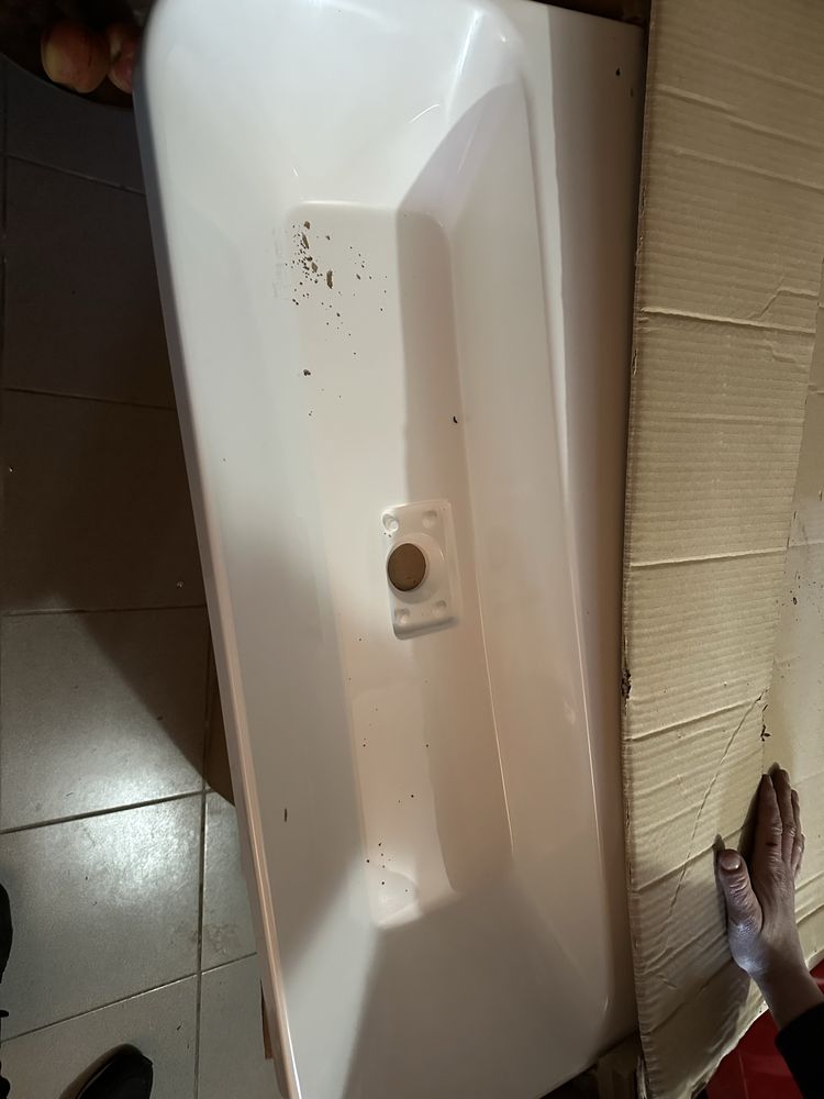 Komplet lazienkowy w kolorze niebieskim