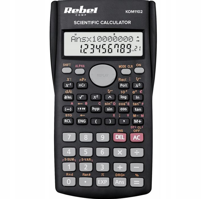 Nowy czarny kalkulator naukowy