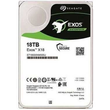 Внутрішній жорсткий диск Seagate Exos X18 16TB (ST16000NM000J) UA