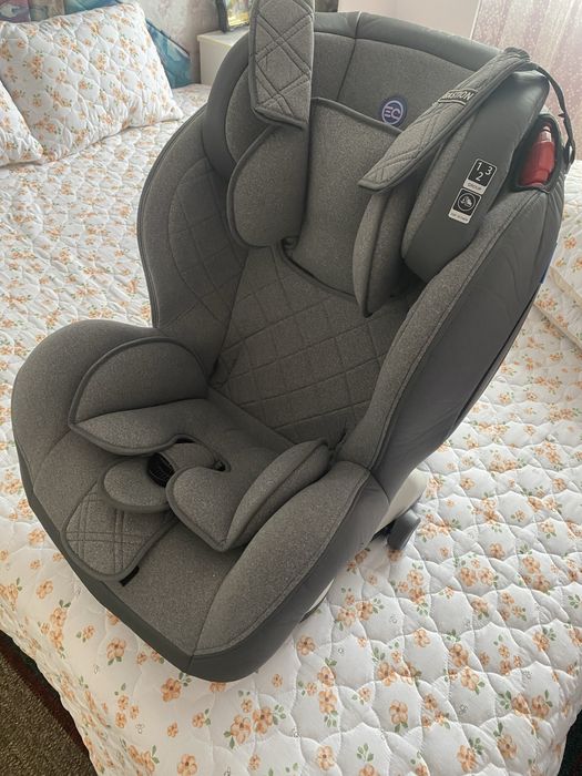 Автокрісло El Camino 9-36 кг ME 1057 Bastion Isofix Light Grey