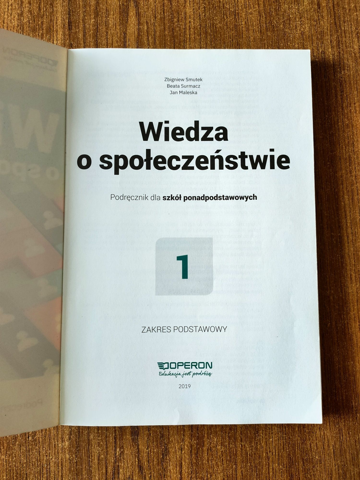 Wiedza o społeczeństwie Operon