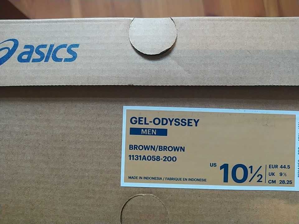 Buty męskie skóra Asics Gel Odyssey - Outdoor - r. 44.5 10.5 (28.25cm)