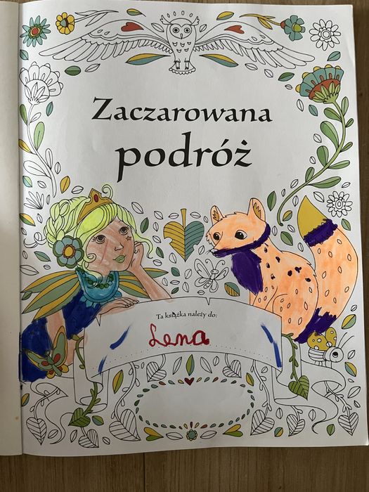 Kolorowanka Zaczarowana podróż