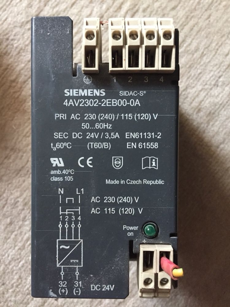 БП Siemens 10A 6EP1 334-3BA00 220/24В 10А
