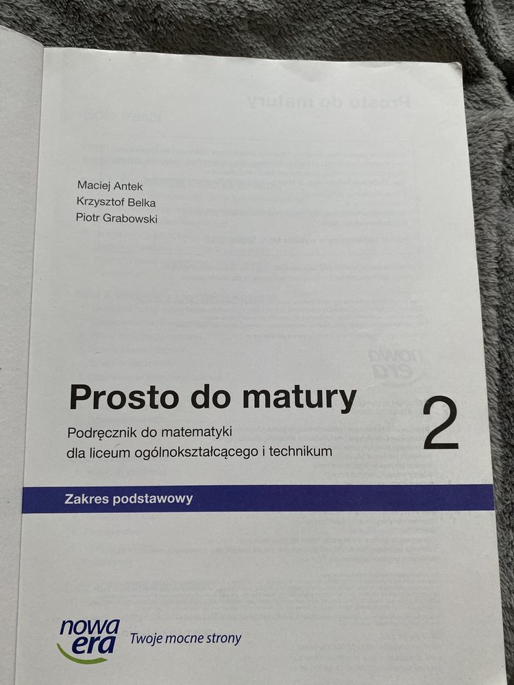 Podręcznik do matematyki prosto do matury 2