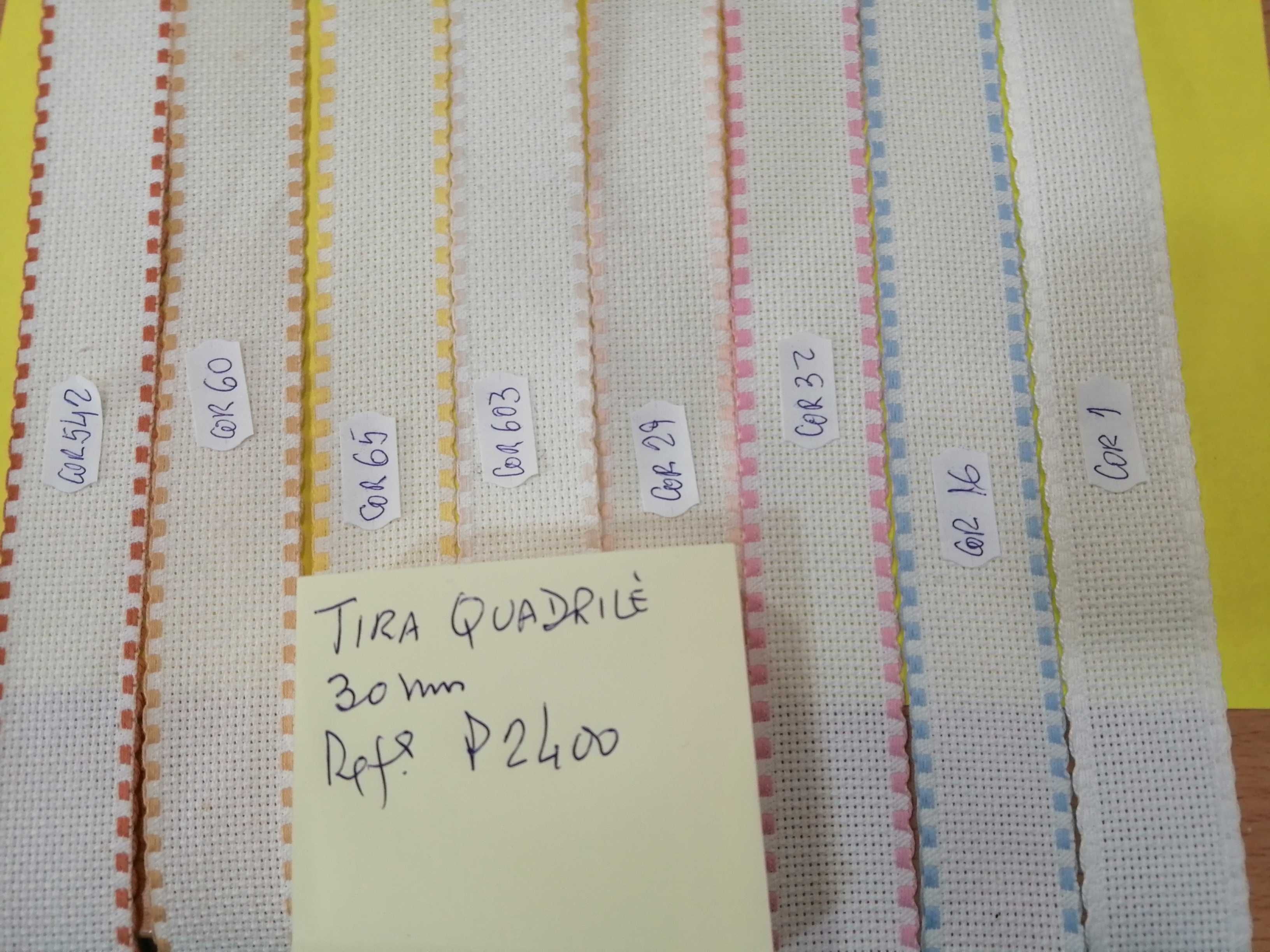VENDE-SE 370 METROS DE FITA QUADRILÉ LARG. 30-50-70 E 100MM
